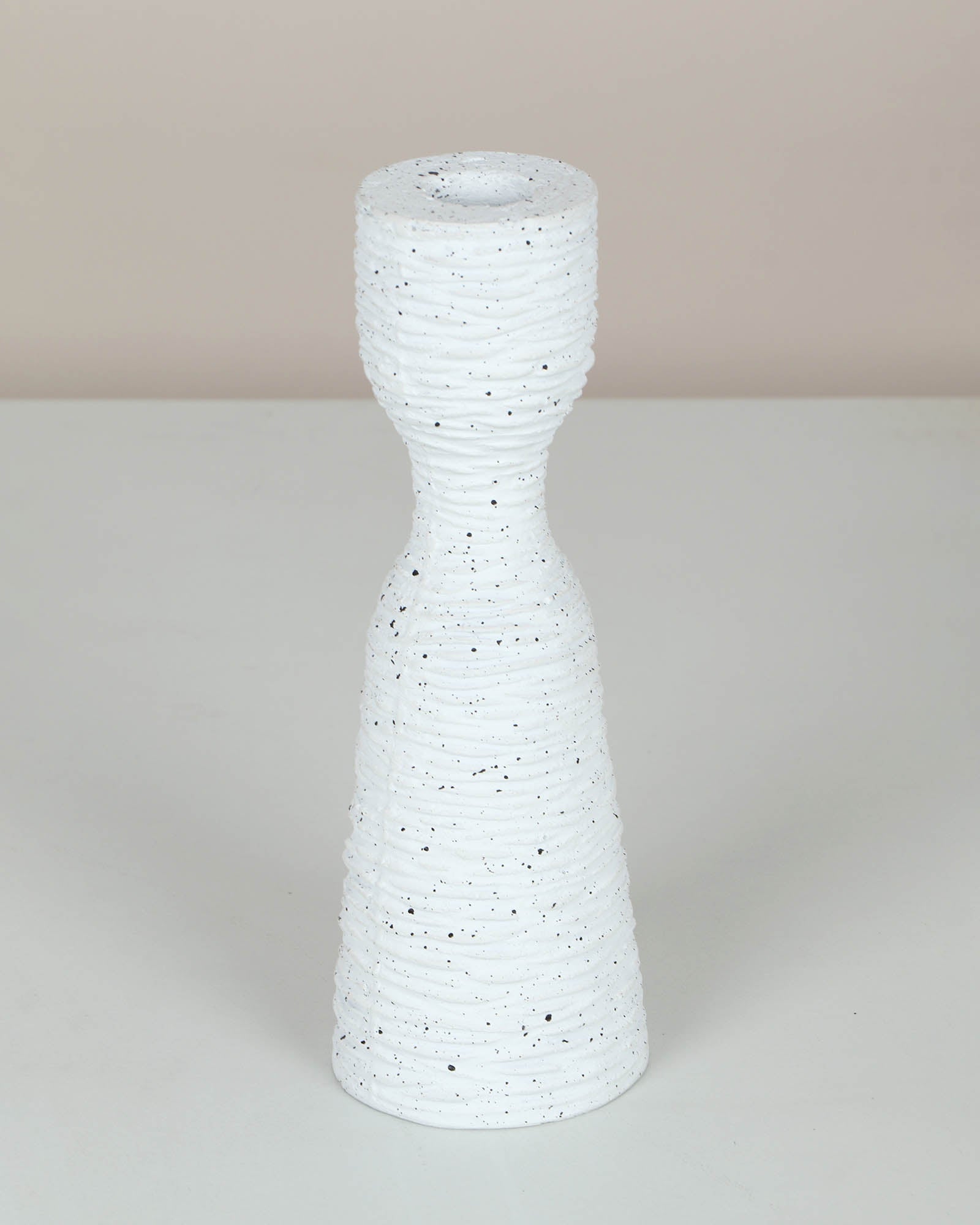 Statara White Candle Holder Set of 2