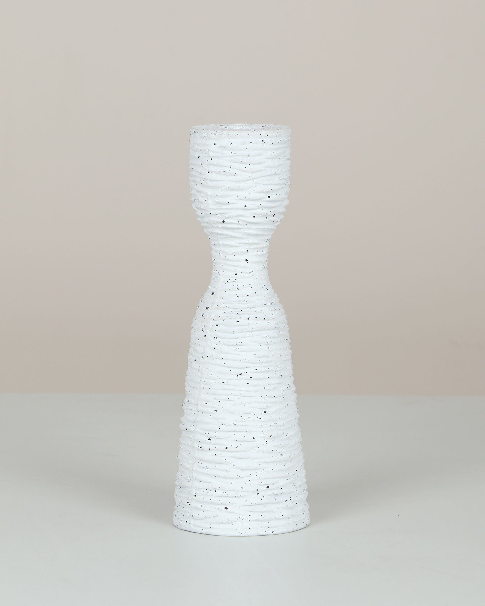 Statara White Candle Holder Set of 2