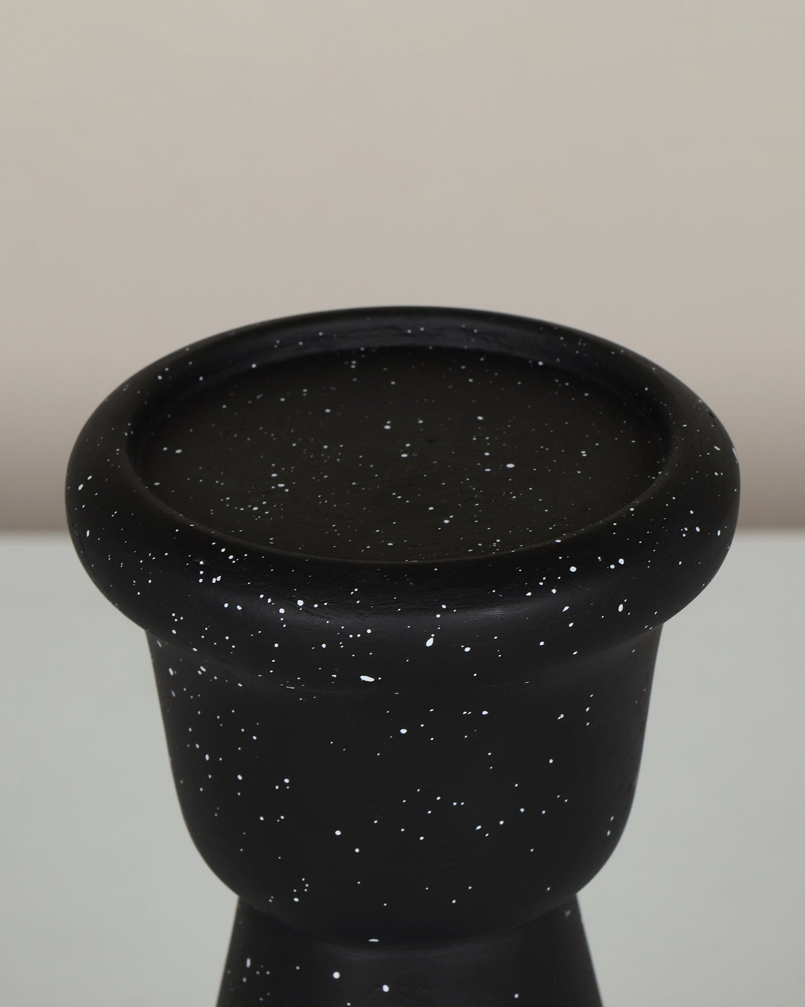 Statara Black Candle Holder Set of 2