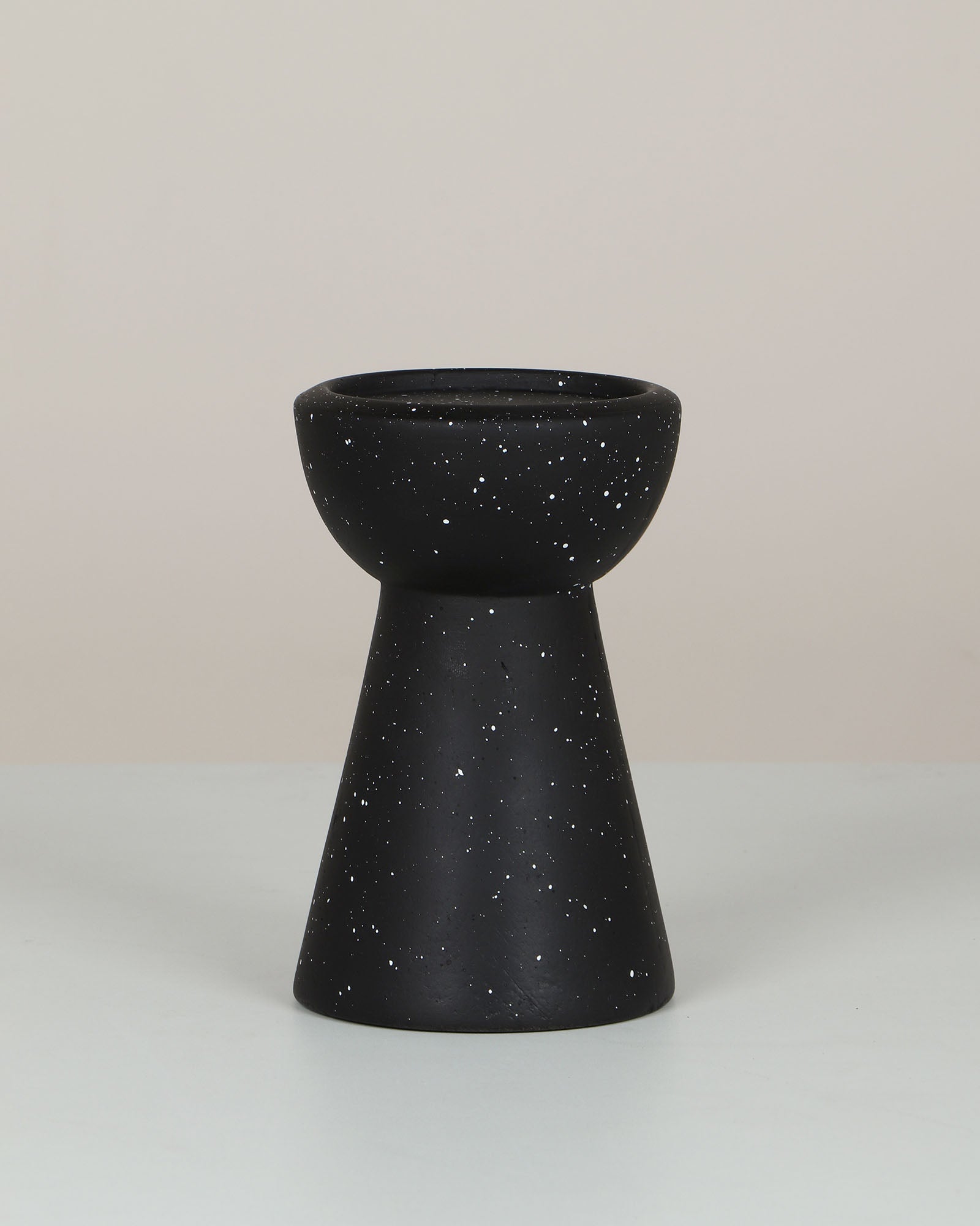 Statara Black Candle Holder Set of 2