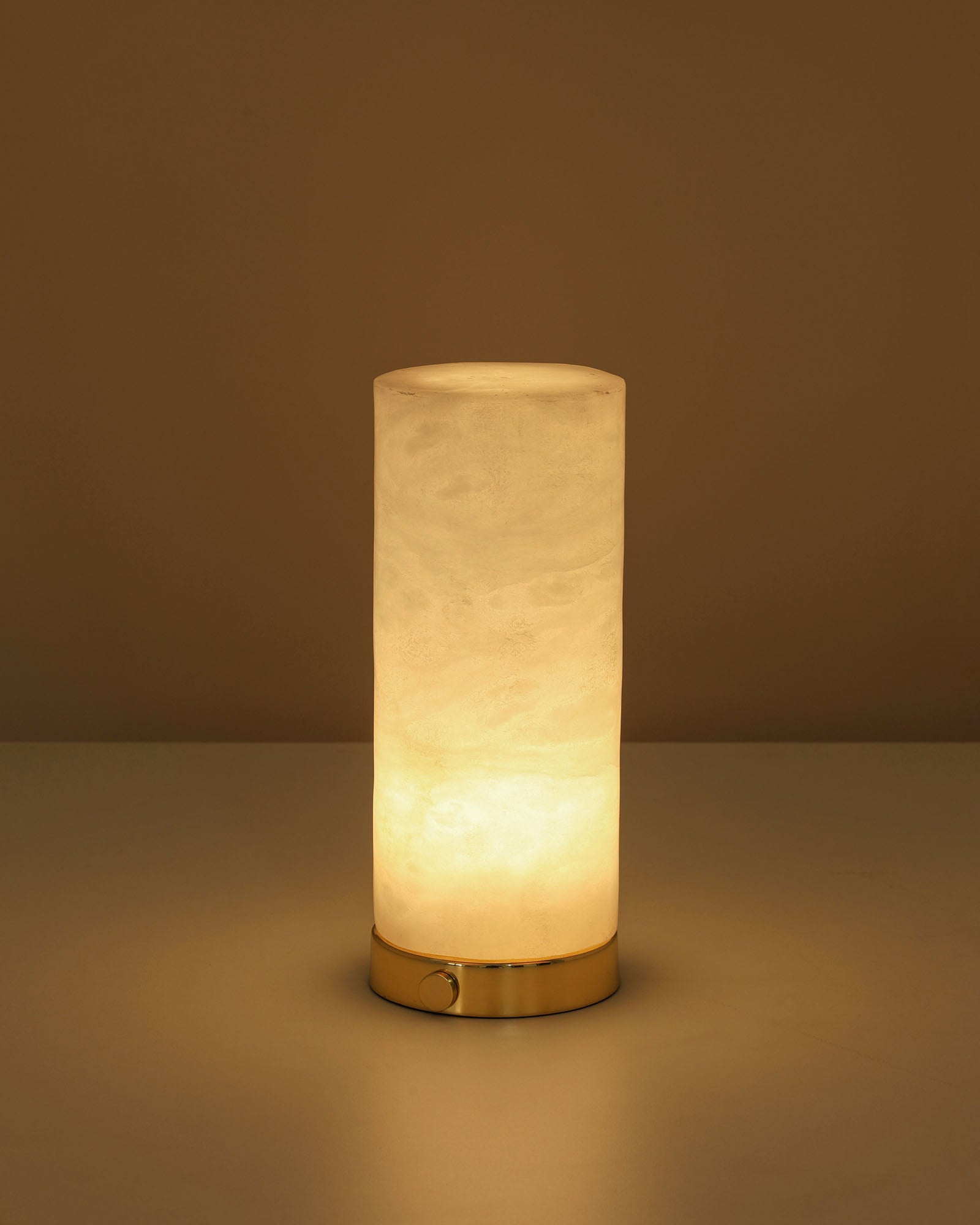 Midas Cylindrical Tall Table Lamp in luxury modern design