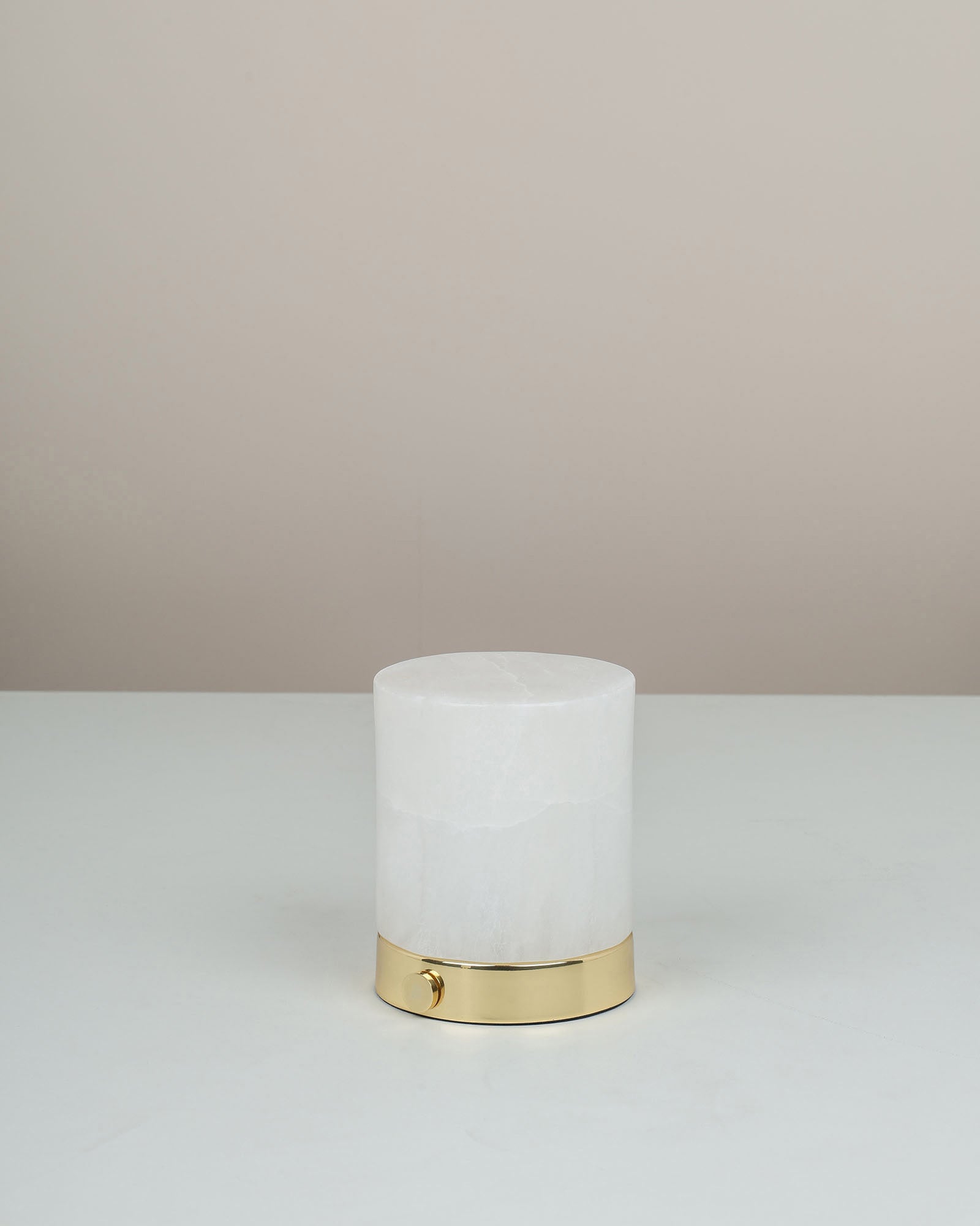 Midas Cylindrical Short Table Lamp in luxury modern design