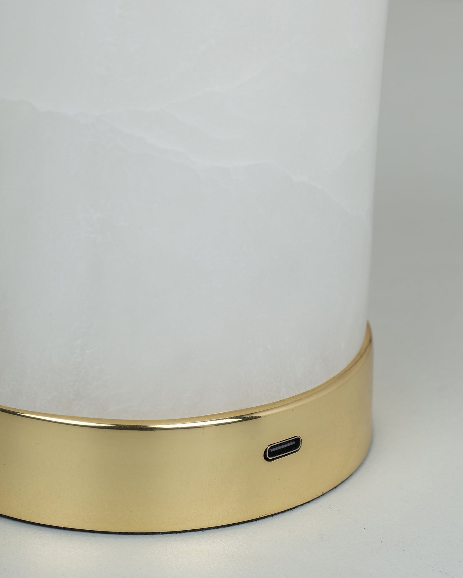 Midas Cylindrical Short Table Lamp in luxury modern design
