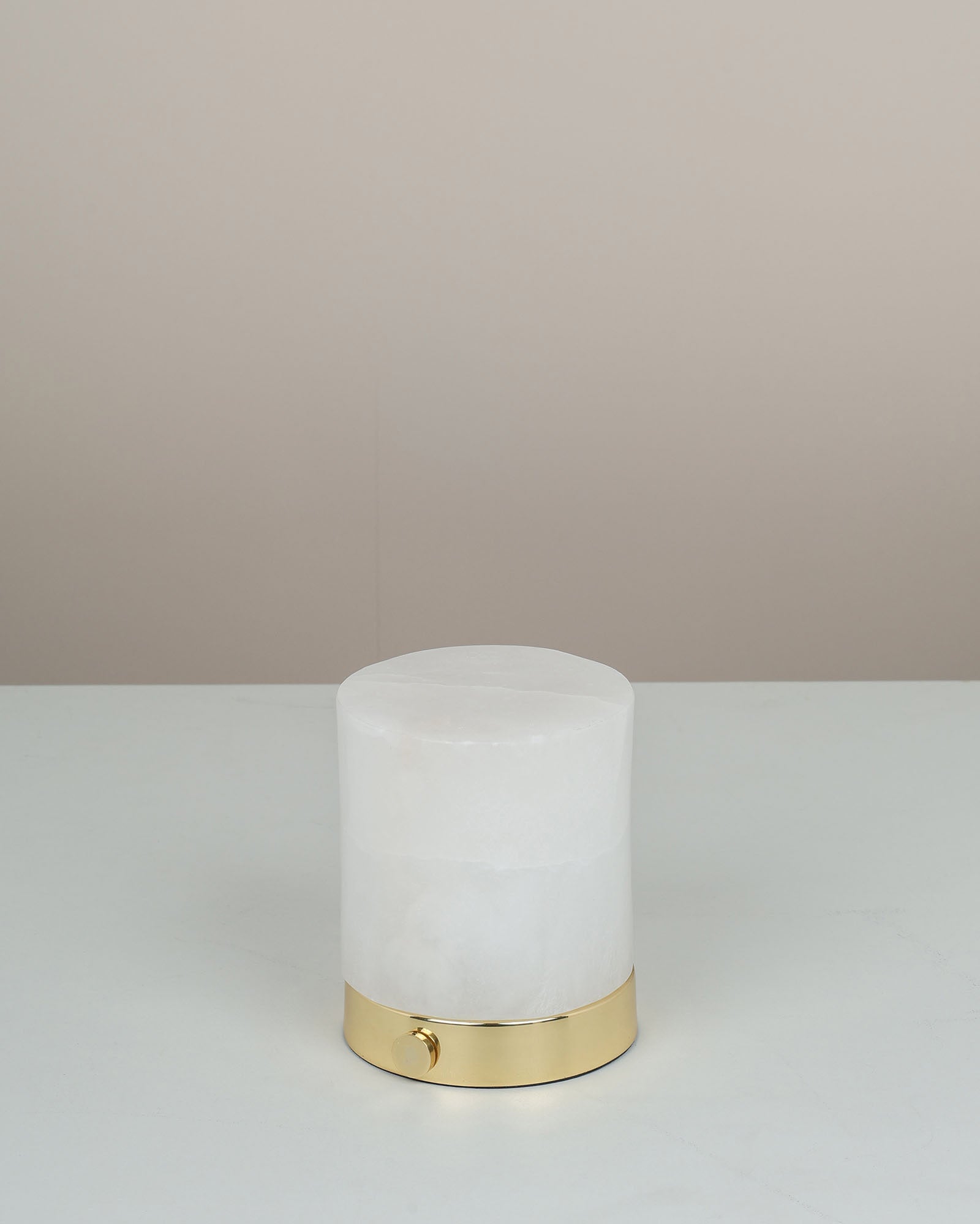 Midas Cylindrical Short Table Lamp in luxury modern design