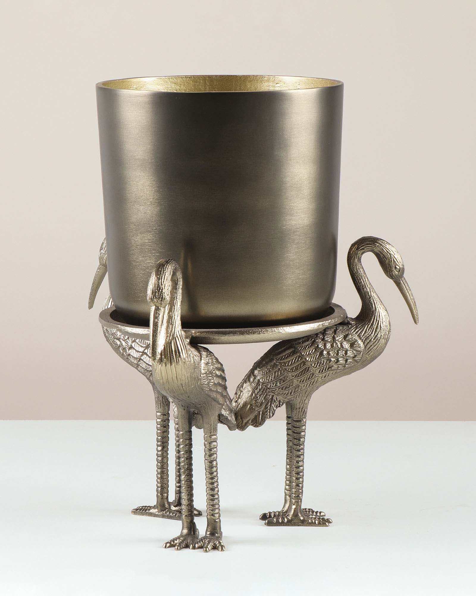 Leticia Crane Table Top Planter – Decorative Indoor Table Top Planter for Home Décor