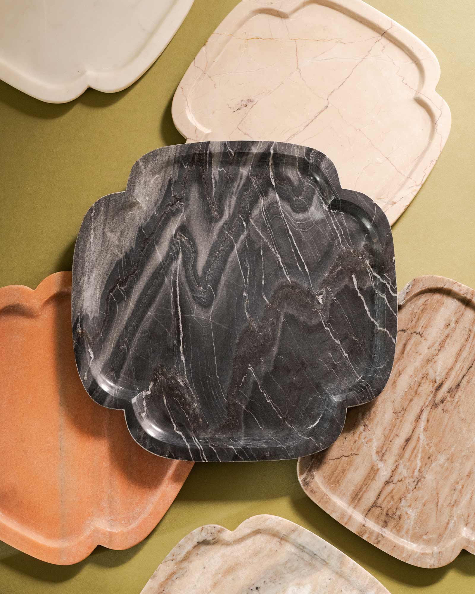 Belem Black Medium Tray
