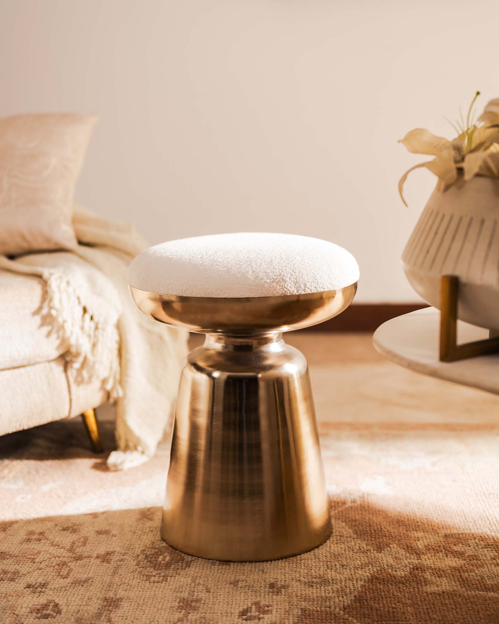 Titan Upholstered Stool
